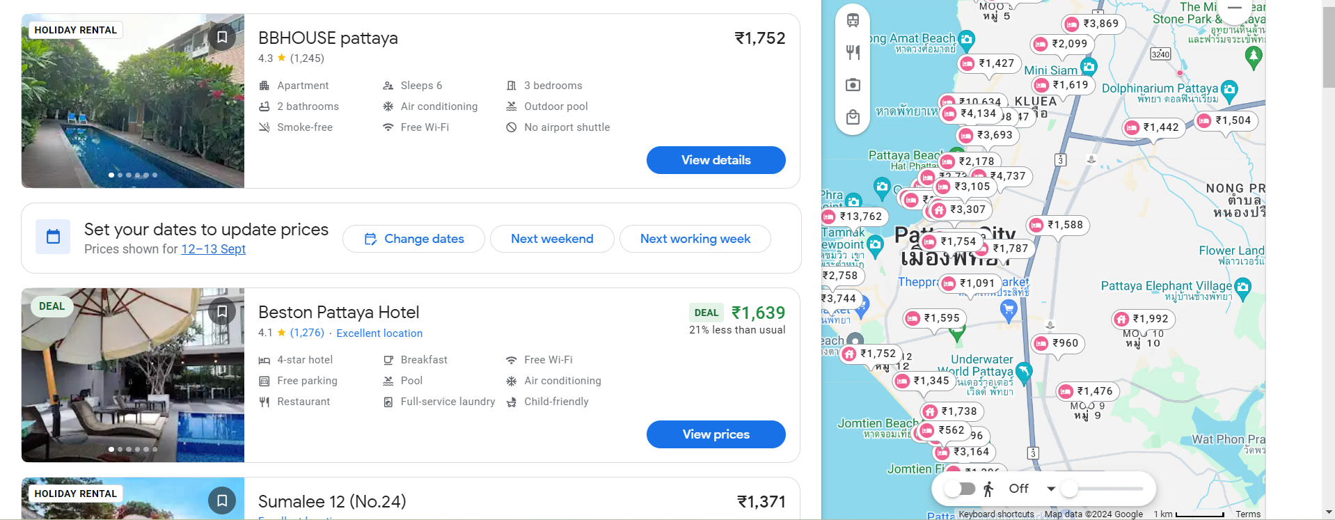 Pattaya Hotel Rates